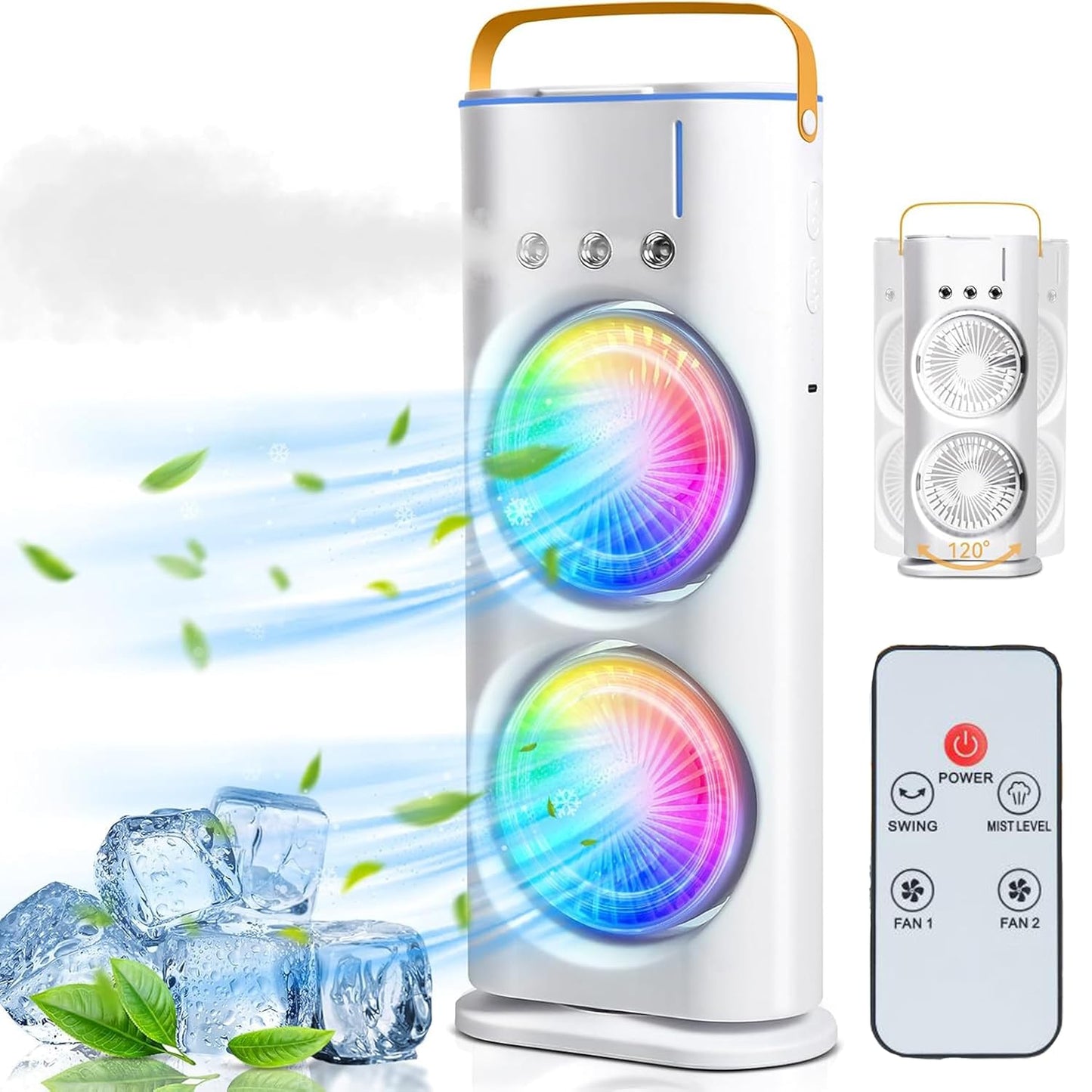 Mini AC – Portable Double-Ended Spray Fan